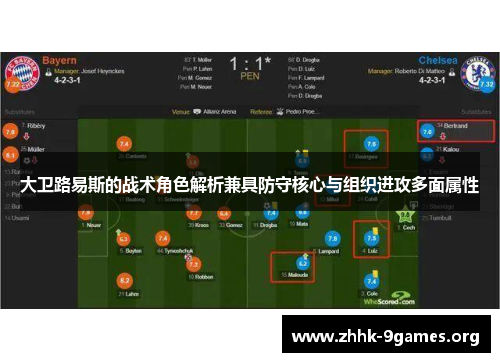 大卫路易斯的战术角色解析兼具防守核心与组织进攻多面属性
